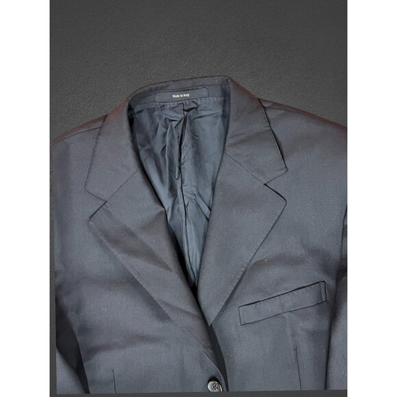 Gucci Mens Black Two-Button Blazer Jacket Made In Italy Size 50R - Picture 3 of 4